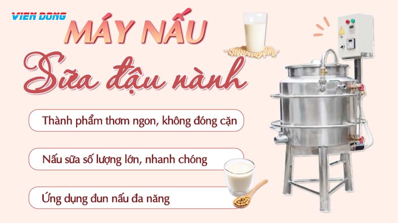 nồi nấu sữa đậu nành 40L