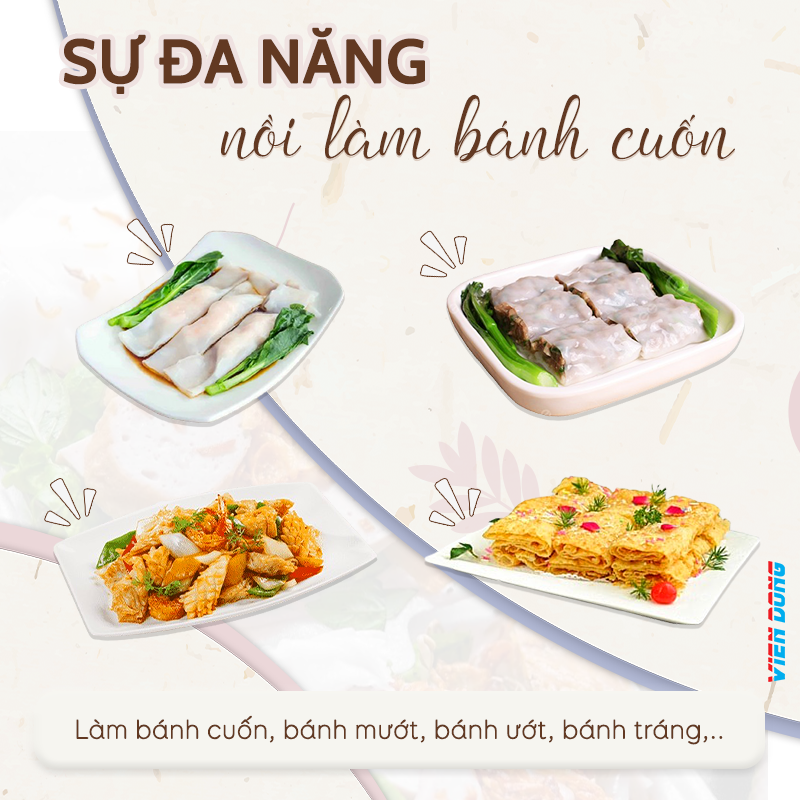 nồi điện tráng bánh cuốn 