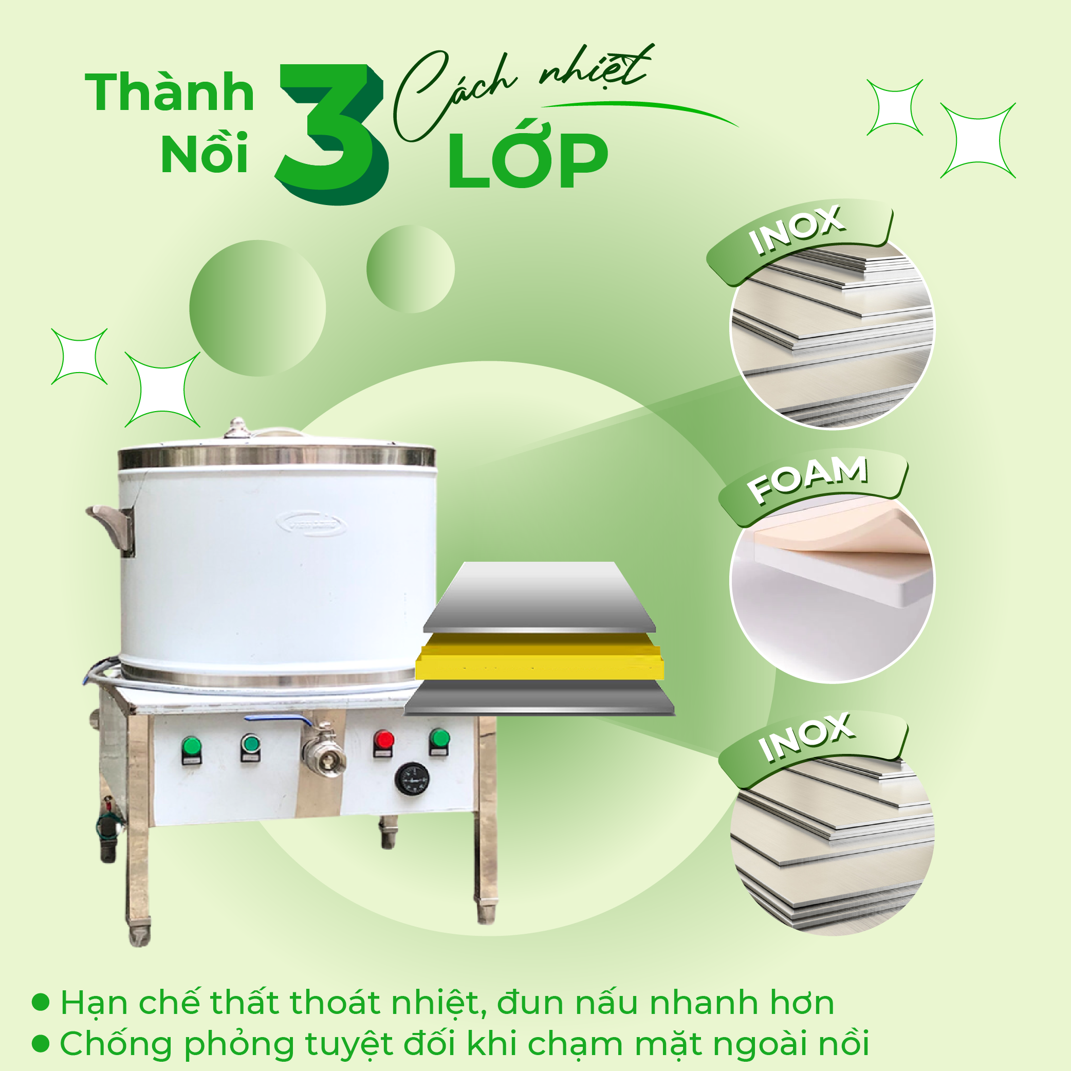 Nồi nấu phở điện