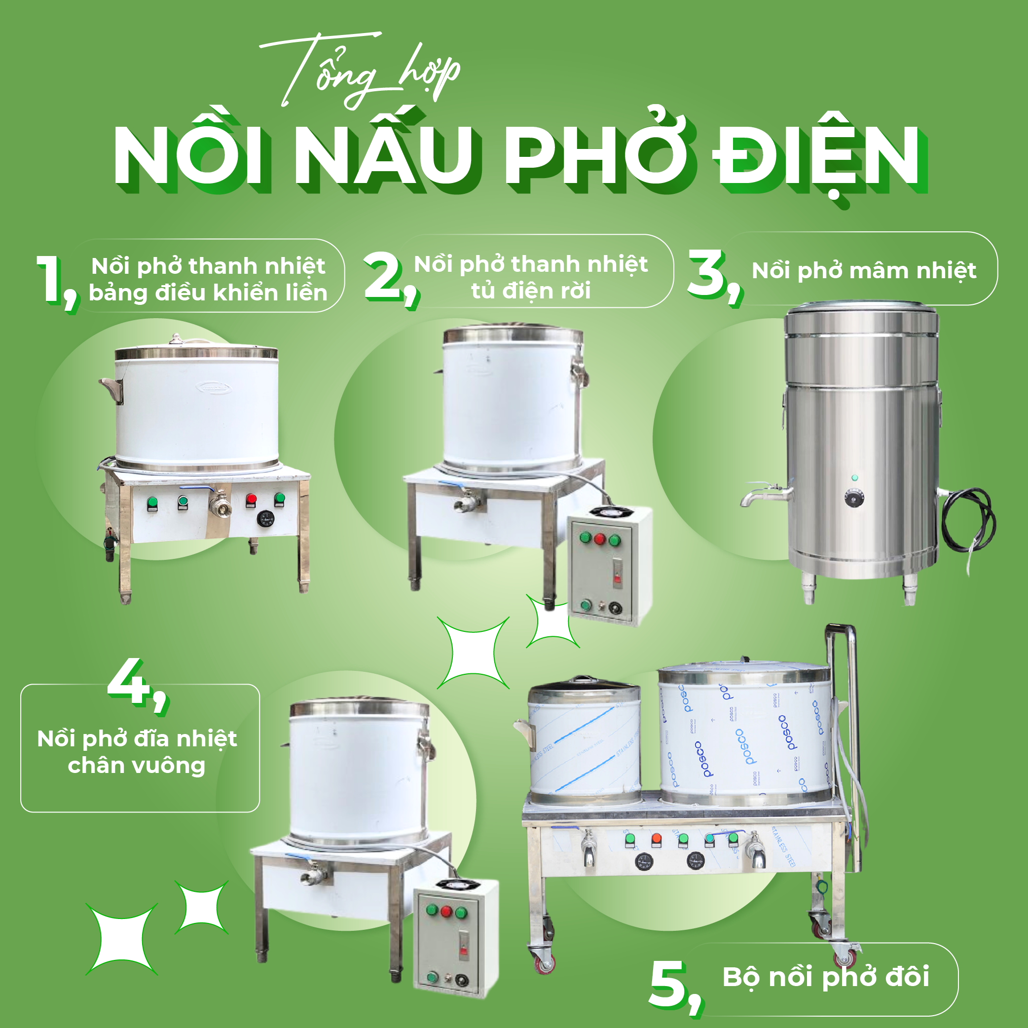 Nồi nấu phở điện