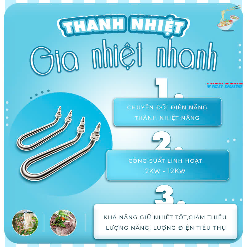 Giá thanh nhiệt nồi nấu phở