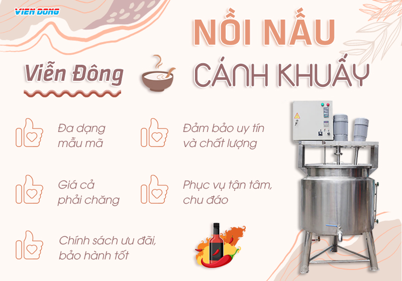 nồi cánh khuấy công nghiệp 