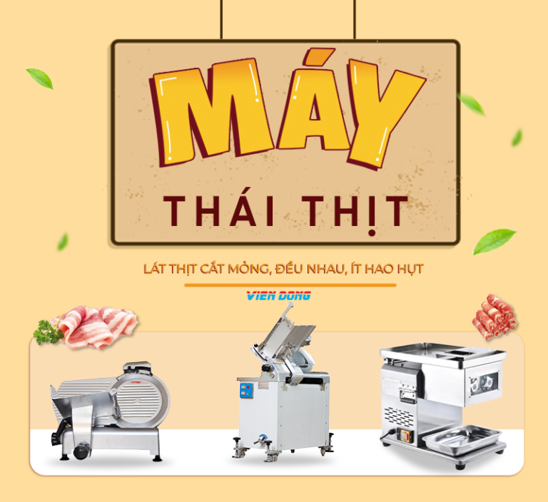Máy thái thịt sống và chín