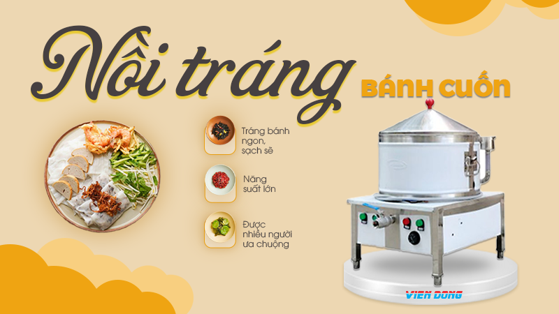 nồi tráng bánh cuốn điện