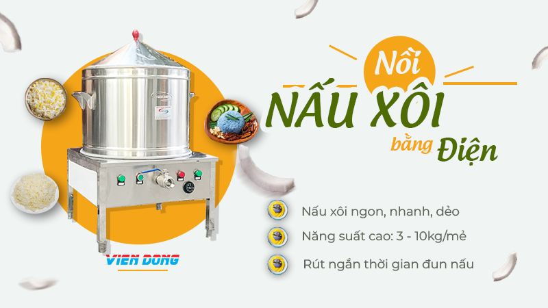 nồi nấu xôi