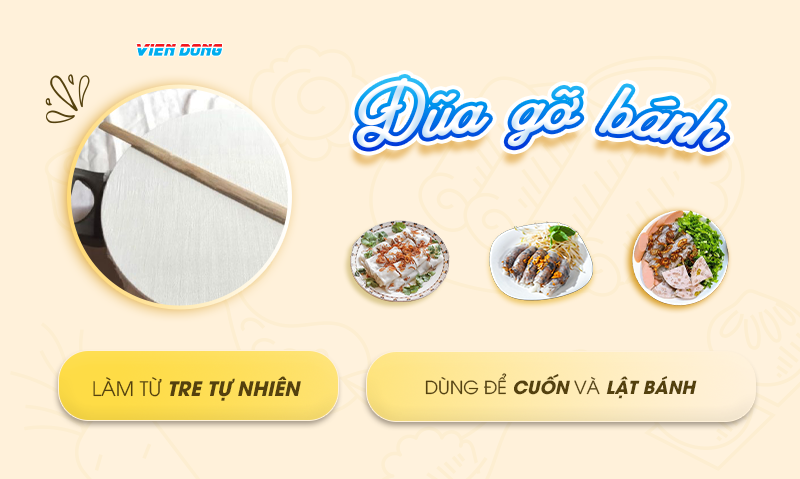 Bộ dụng cụ tráng bánh cuốn