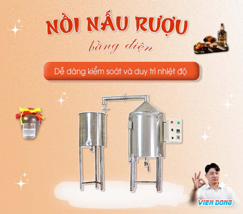 nồi nấu rượu 50kg